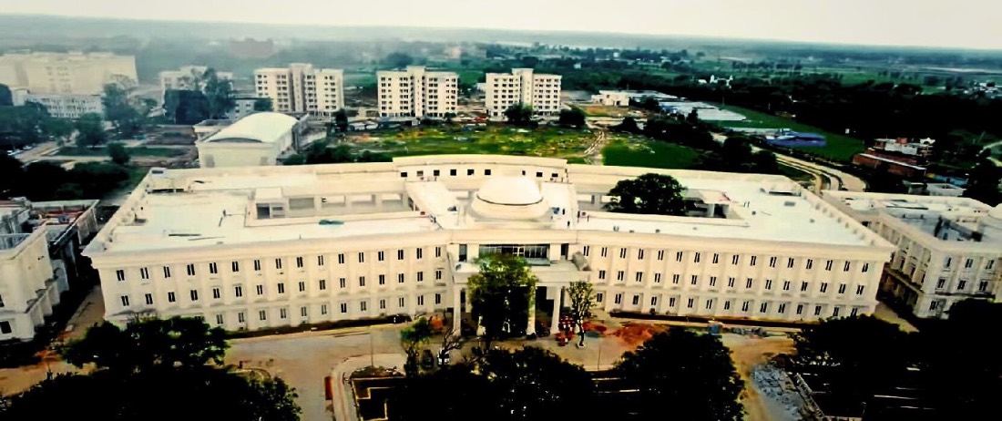 IIM Bodhgaya — aerial of academic precinct